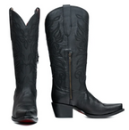 Sally Midi Red Bottom Wide Calf Snip Toe Cowgirl Boot