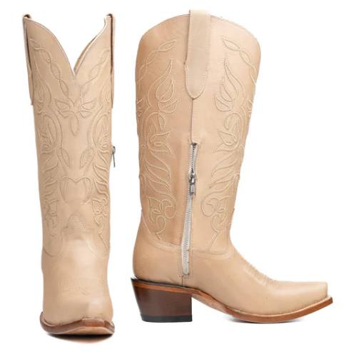 Sally Midi Wide Calf Snip Toe Cowgirl Boot