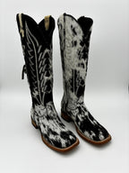 Rockem Cowhide Cowgirl Boot Size 7 III – side profile view