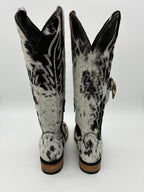 Rockem Cowhide Cowgirl Boot Size 7 III – back view