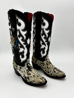 Rockem Cowhide Cowgirl Boot Size 7 – side profile view