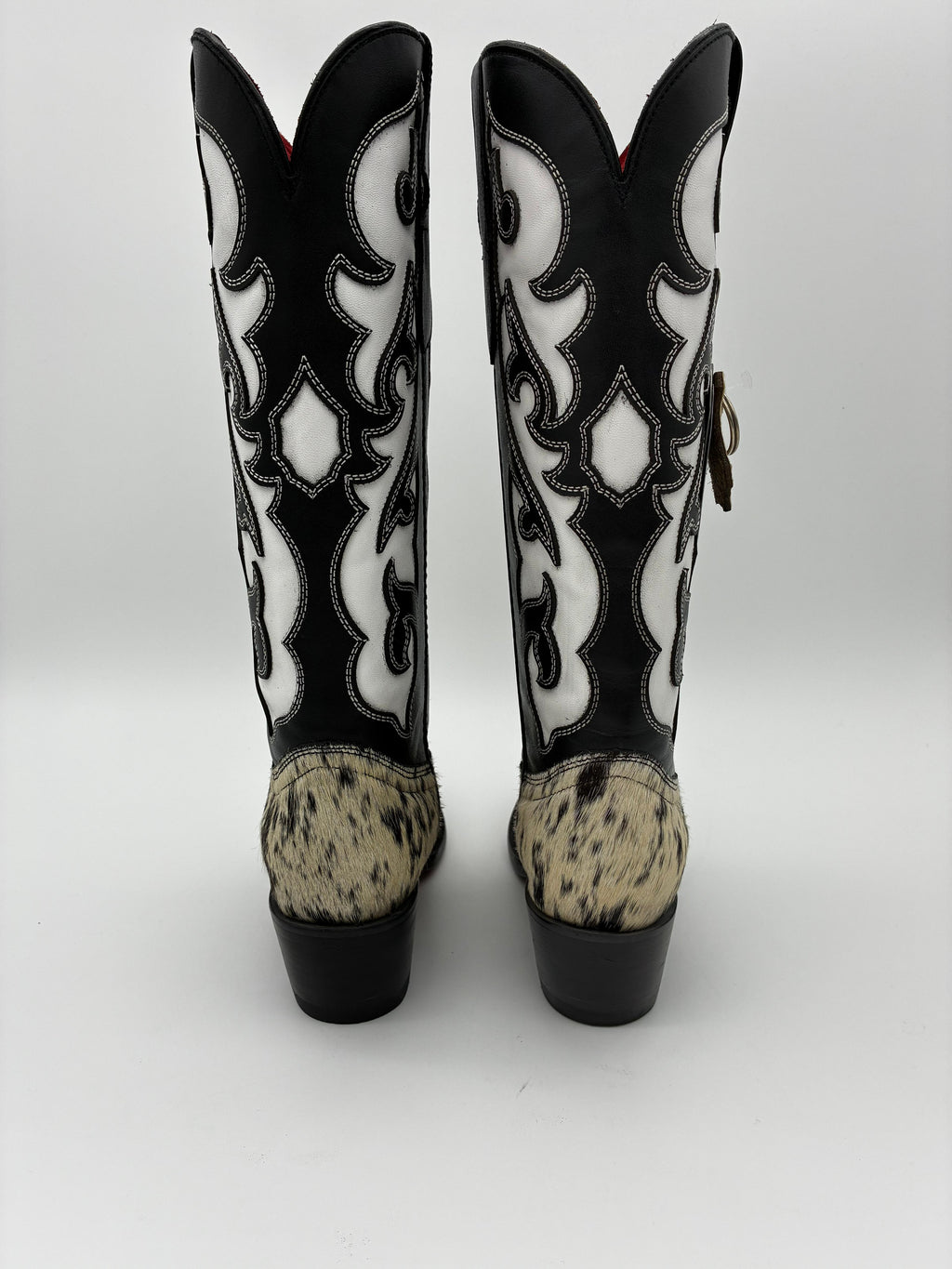 Rockem Cowhide Cowgirl Boot Size 7 – back view