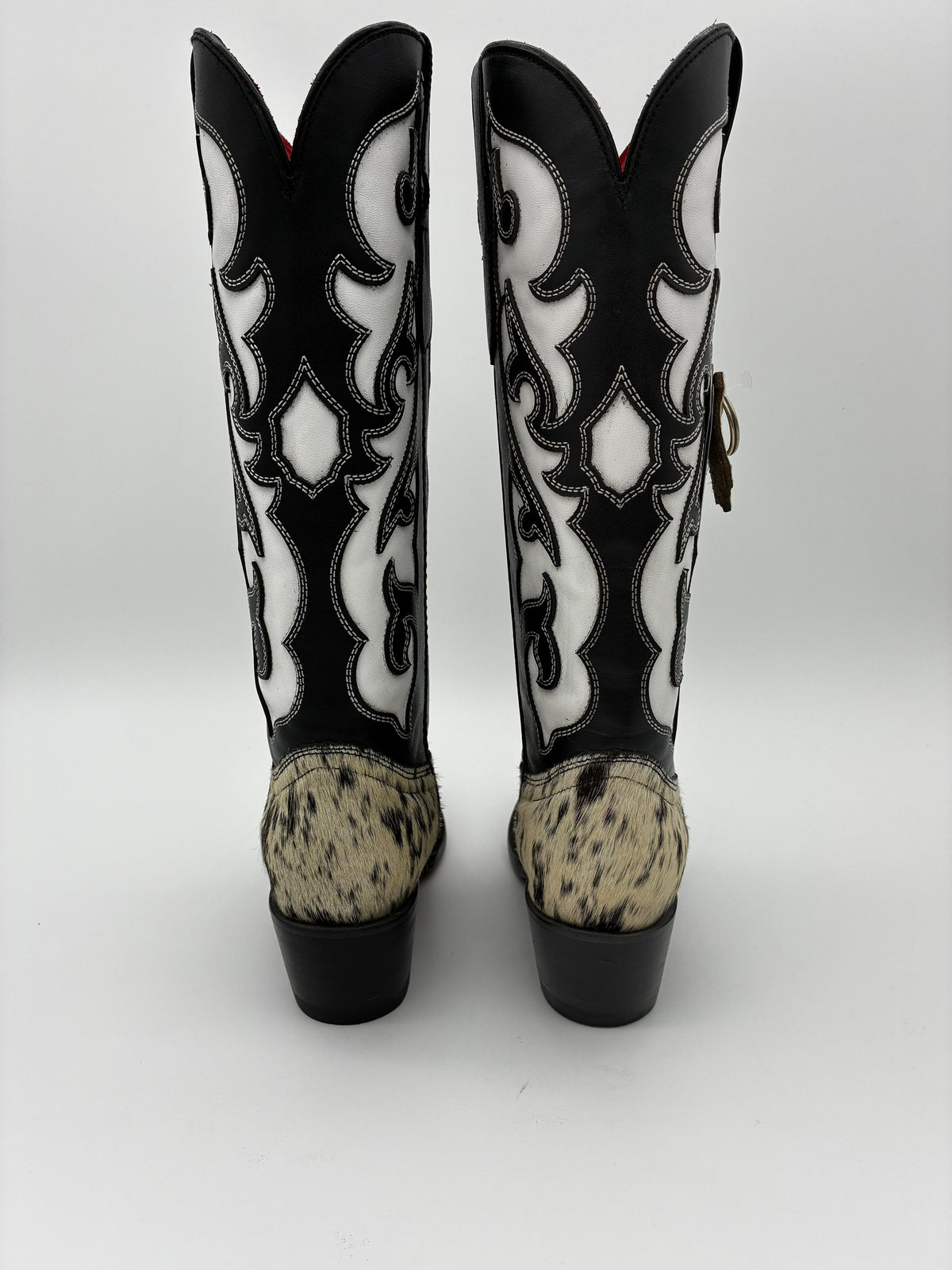 Rockem Cowhide Cowgirl Boot Size 7 – back view