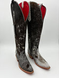 Rockem Cowhide Cowgirl Boot Size 8 Wide – front pair view