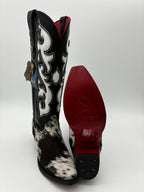 Rockem Cowhide Cowgirl Boot Size 9 – side and sole view