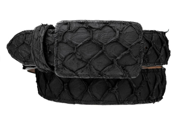 Tommy Exotic Pirarucu Cowboy Belt